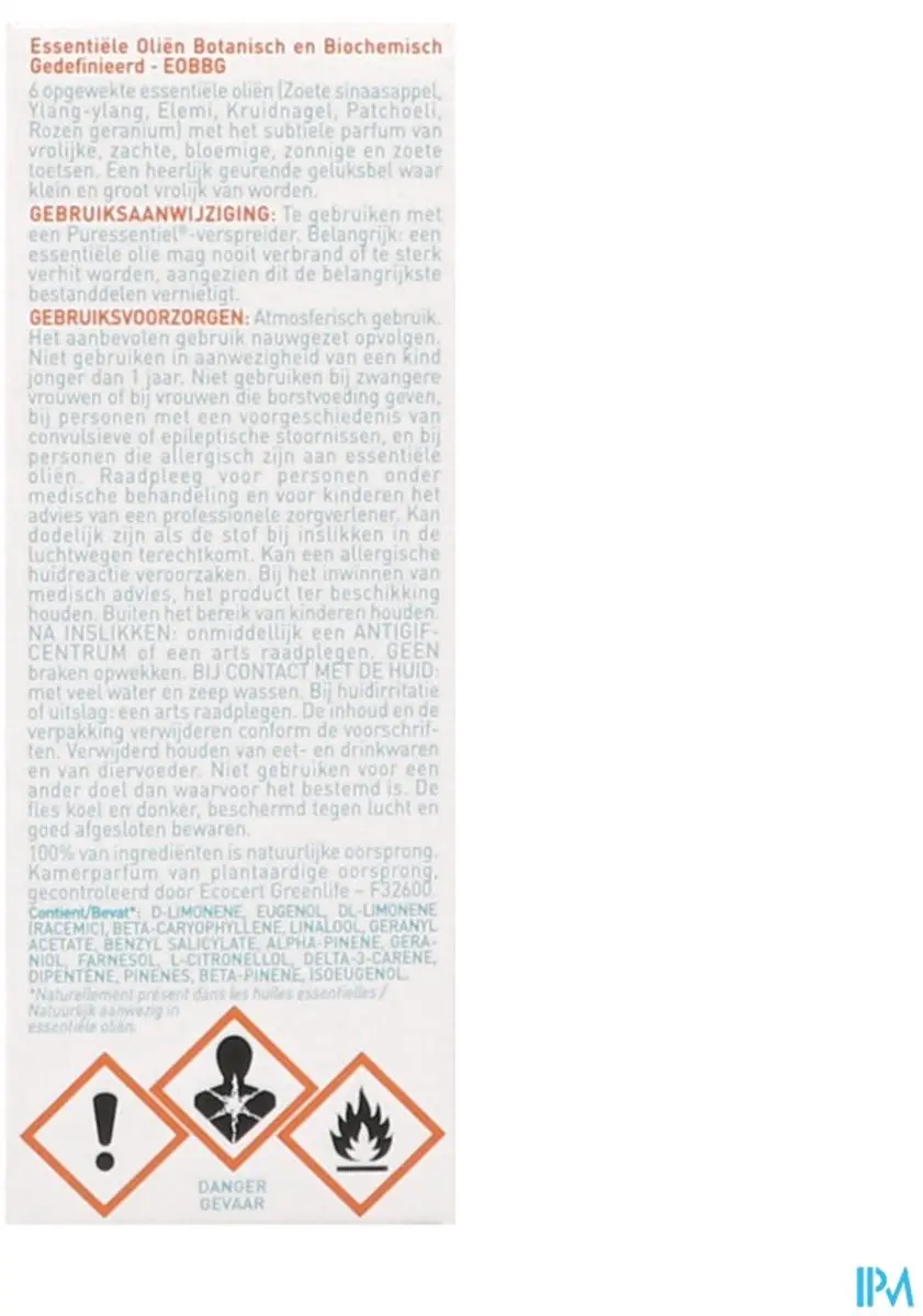 Puressentiel Verstuiving Happy Fl 30ml