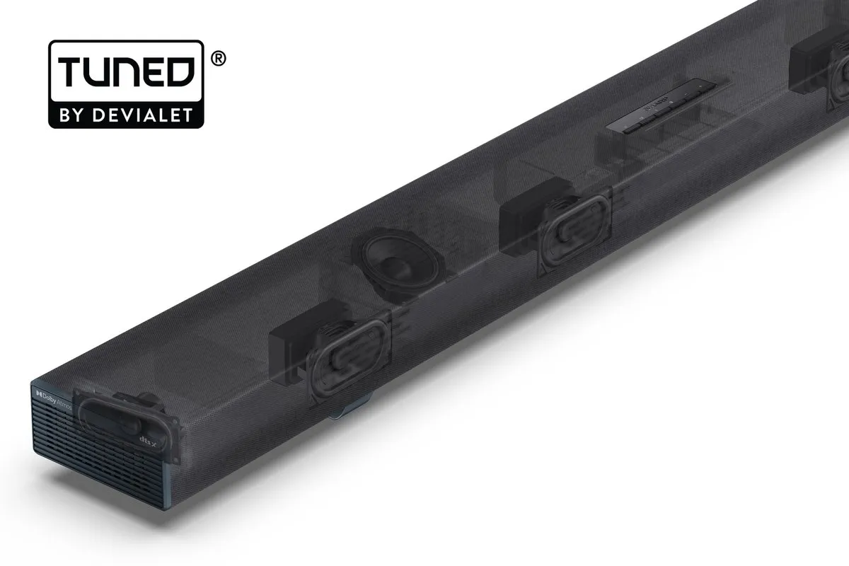 Sharp HT-SBW55121 Soundbar 5.1.2 - 650W - Zwart
