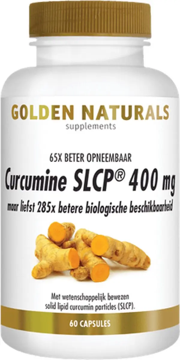 Golden Naturals Curcumine SLCP 400mg 60 Vegan Capsules