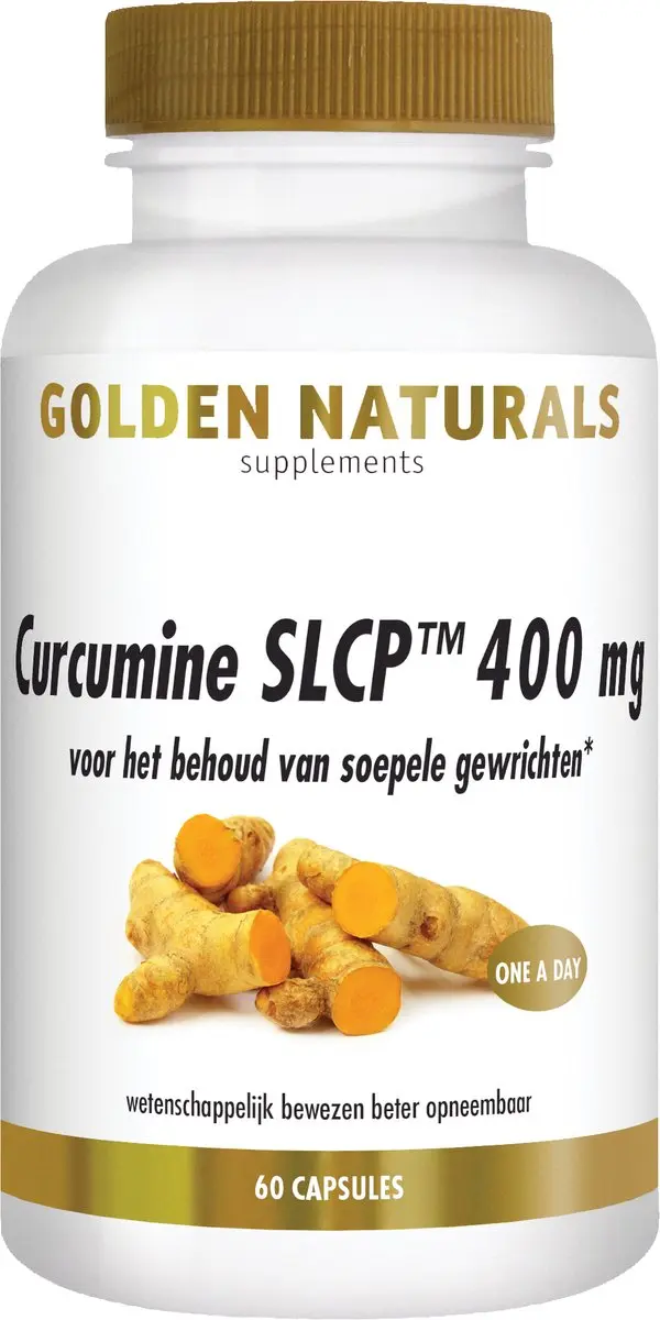 Golden Naturals Curcumine SLCP 400mg 60 Vegan Capsules