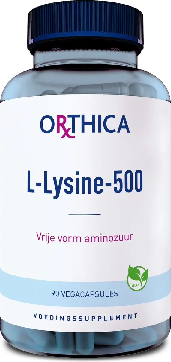 Orthica L-Lysine-500 Voedingssupplement 90 Capsules