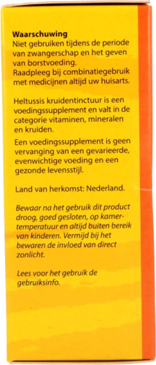 Bloem Heltussis Kruidentinctuur 100ml