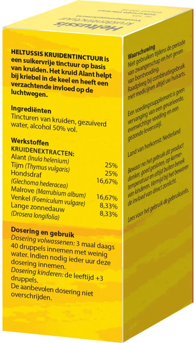 Bloem Heltussis Kruidentinctuur 100ml
