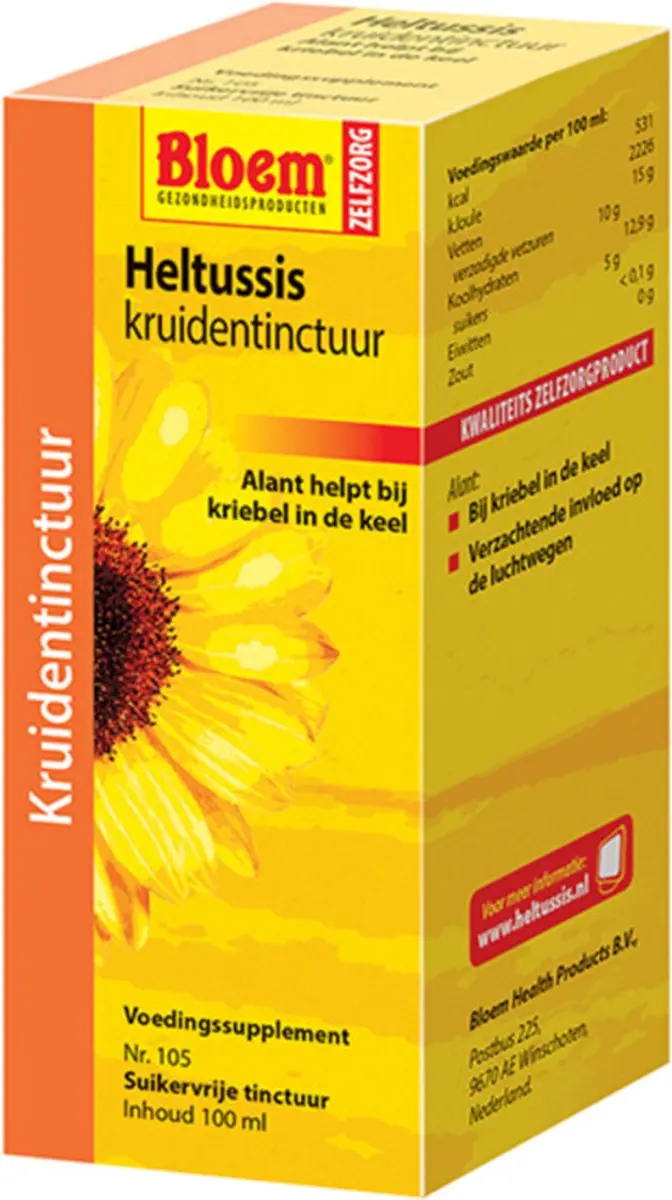 Bloem Heltussis Kruidentinctuur 100ml