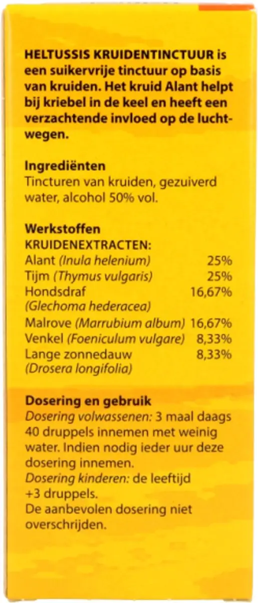 Bloem Heltussis Kruidentinctuur 100ml