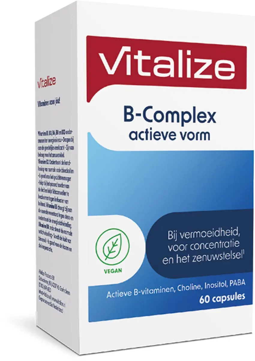 Vitalize B-Complex Actieve Vorm 60 Tabletten