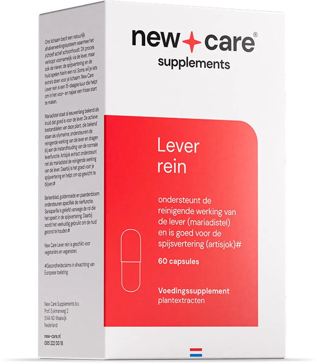 New Care Lever Rein Capsules - 60 Stuks