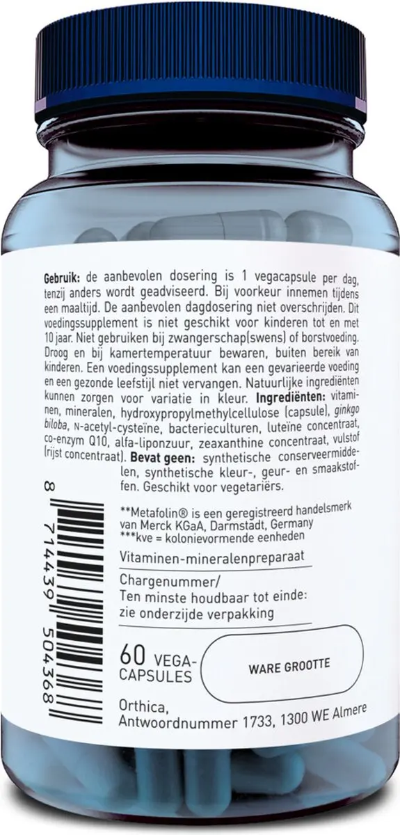 Orthica Multi Biotica 120 Capsules - 2x60