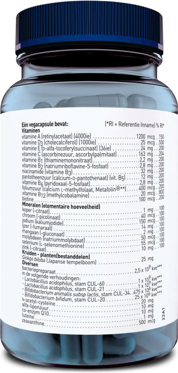 Orthica Multi Biotica 120 Capsules - 2x60