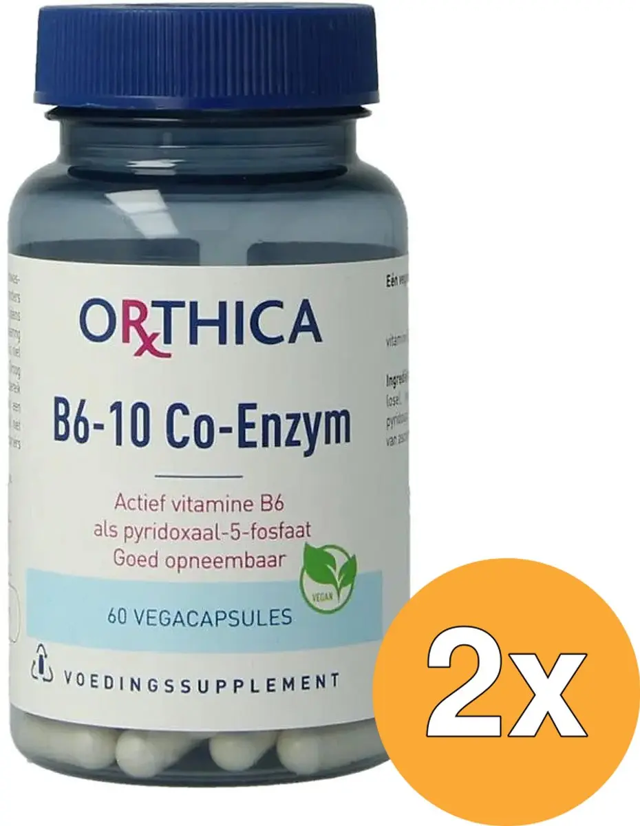 Orthica B6-10 Co-Enzym 120 tabletten - 2x60