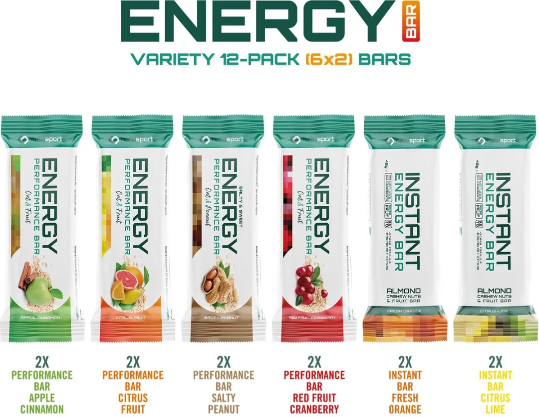 Natusport Variety Pack Energierepen - 12 Stuks
