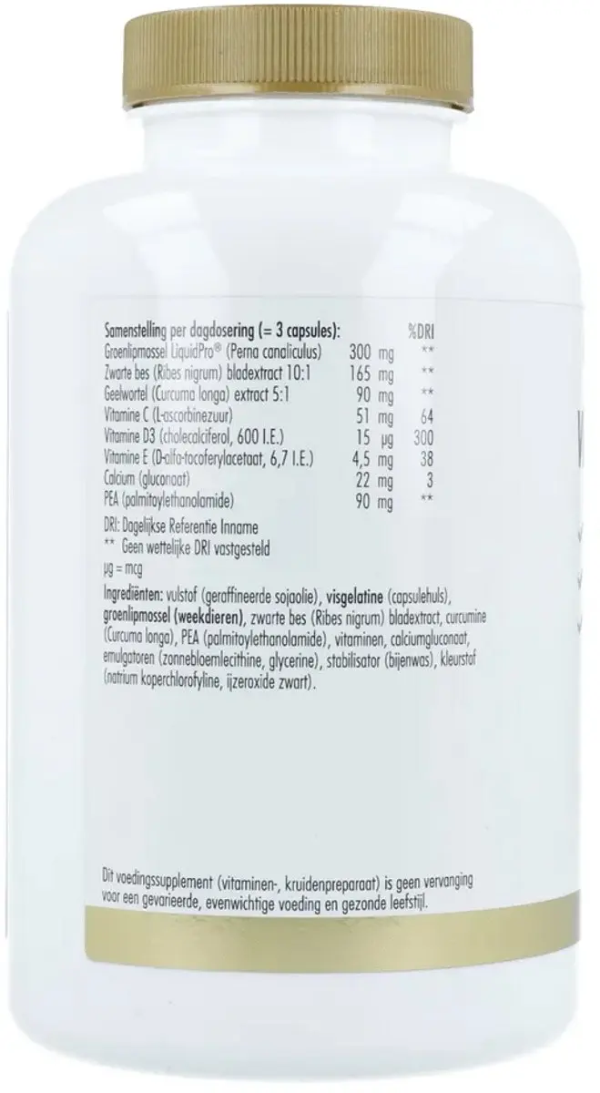 Golden Naturals Vloeibare Groenlipmossel 120 Softgels