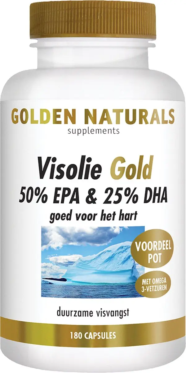 Golden Naturals Visolie 180 Softgels - 50% EPA & 25% DHA