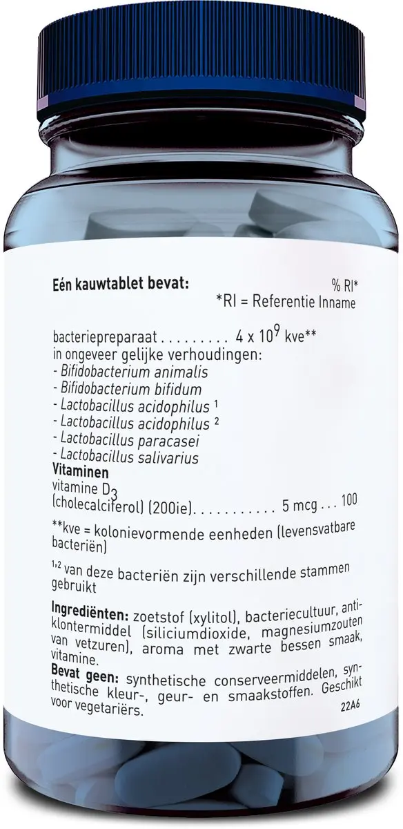 Orthica Orthiflor Kauwtabletten - 60 Stuks