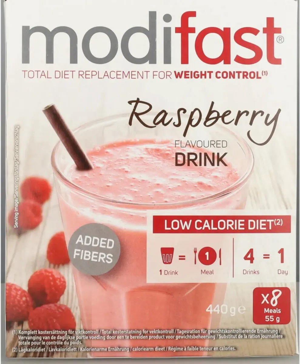 Modifast Intensive Milkshake Framboos 440g