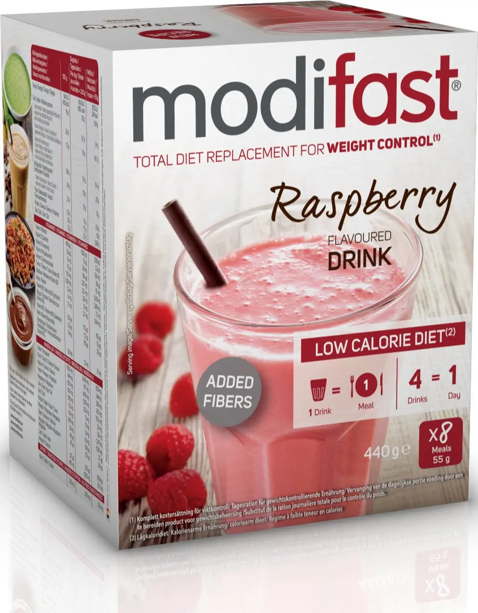 Modifast Intensive Milkshake Framboos 440g