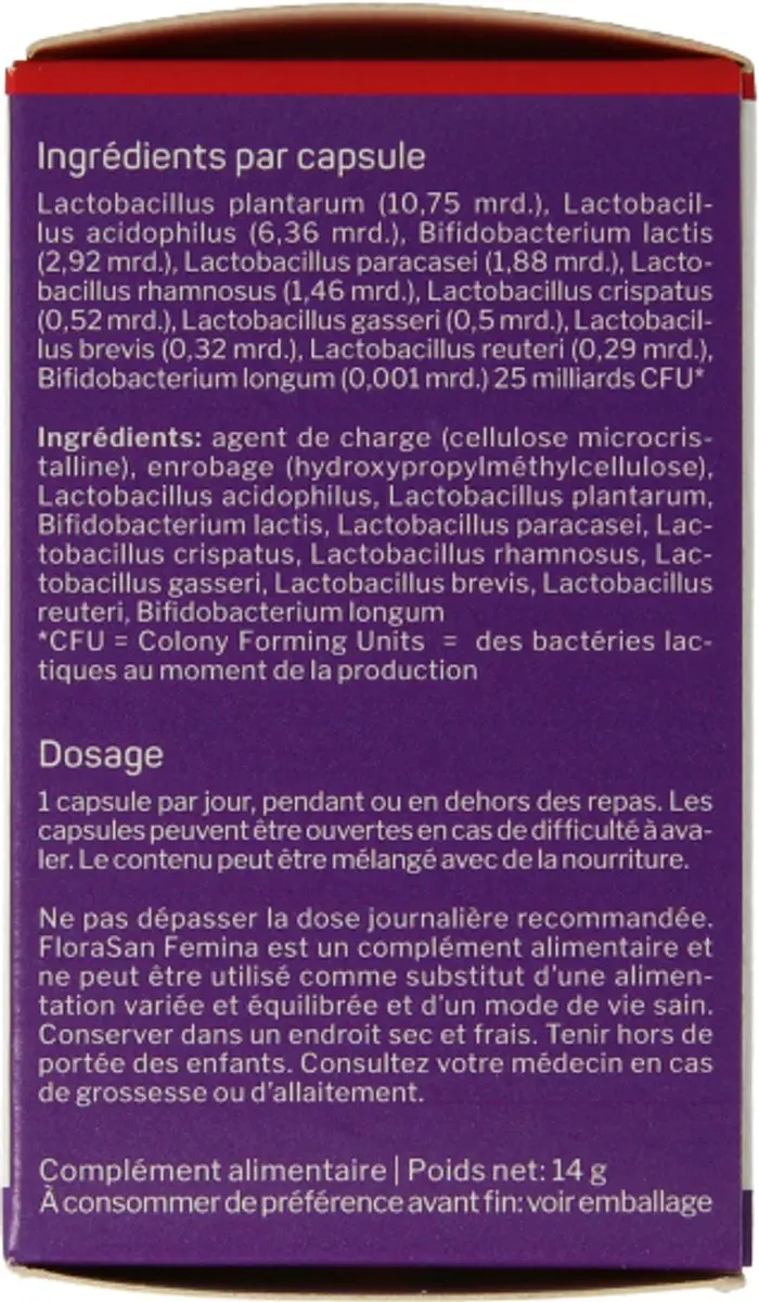 Nutrisan Florasan Femina 30 Capsules