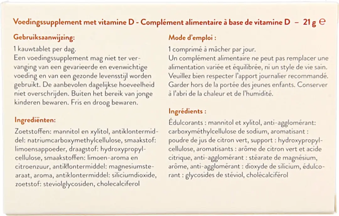 Metagenics Vitamine D3 1000 IE - 84 Stuks