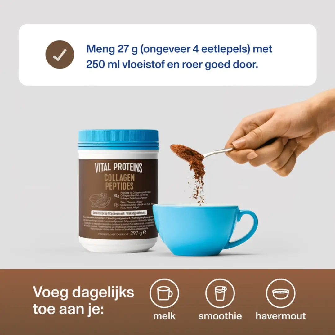 Vital Proteins Collageenpeptiden Cacaosmaak 297g