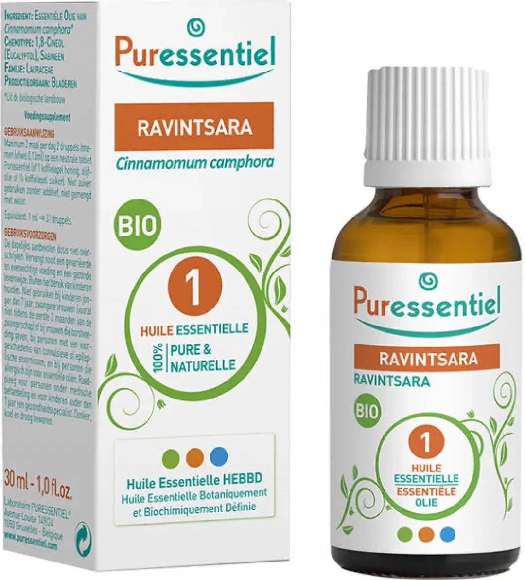 Puressentiel Ravintsara Biologische Etherische Olie 30ml