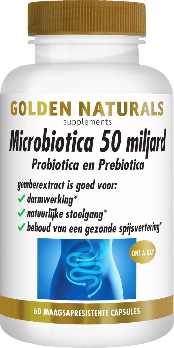 Golden Naturals Microbiotica 50 miljard Capsules