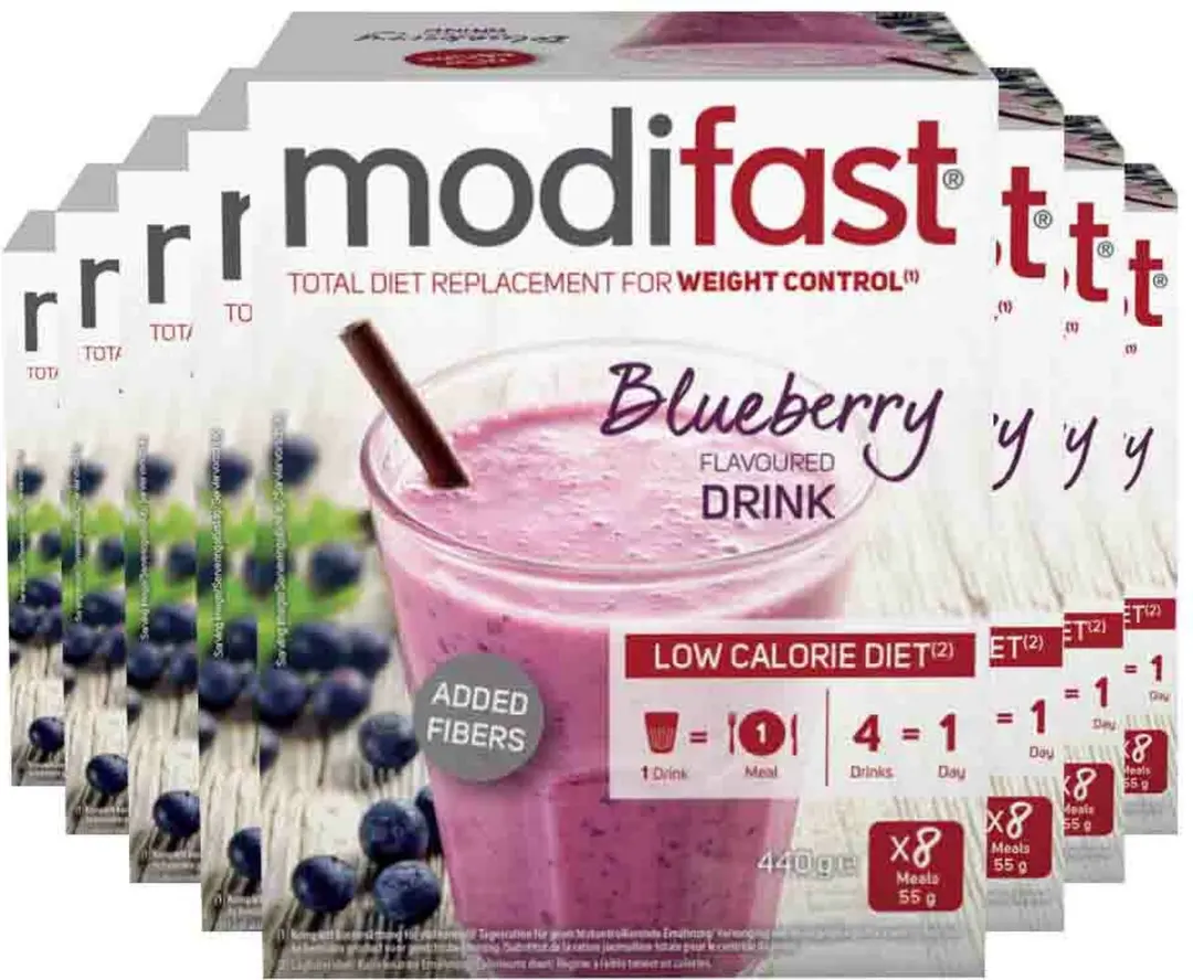 Modifast Weight Control Milkshake Blueberry - 8x55g