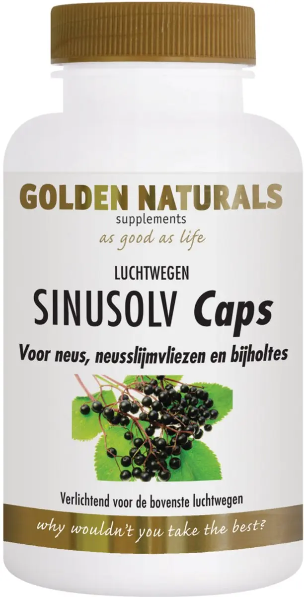 Golden Naturals SinuSolv Capsules - 30 Stuks