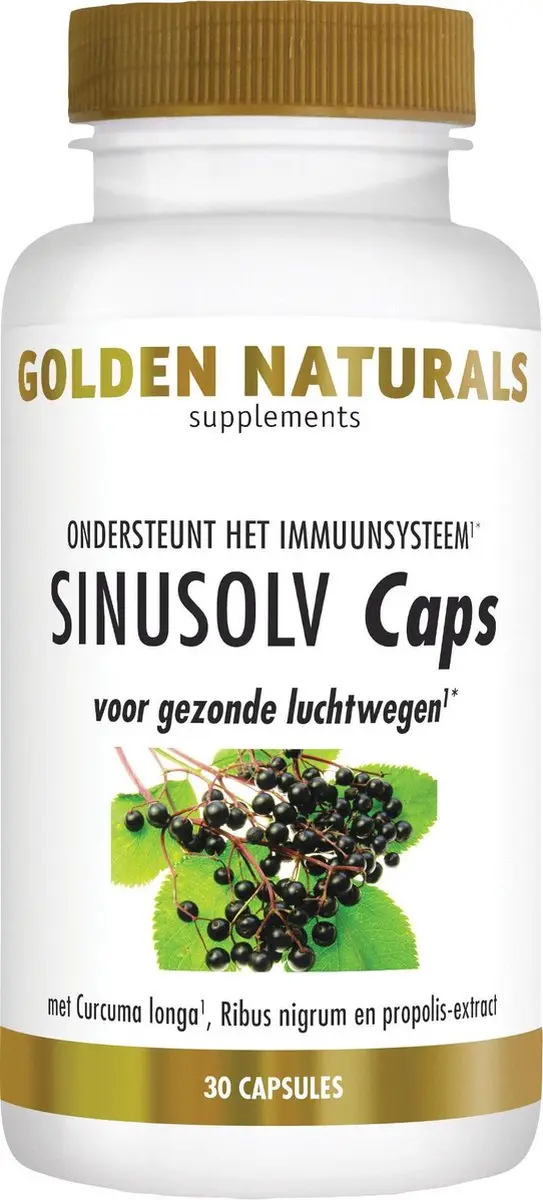 Golden Naturals SinuSolv Capsules - 30 Stuks