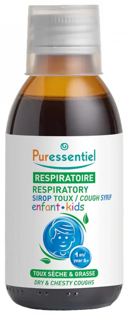 Puressentiel Ademhalingssiroop Kinderen Droge Hoest 140ml