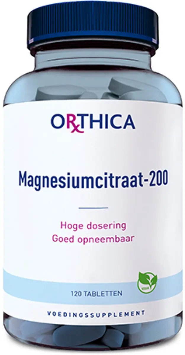 Orthica Magnesiumcitraat-200 120 Tabletten