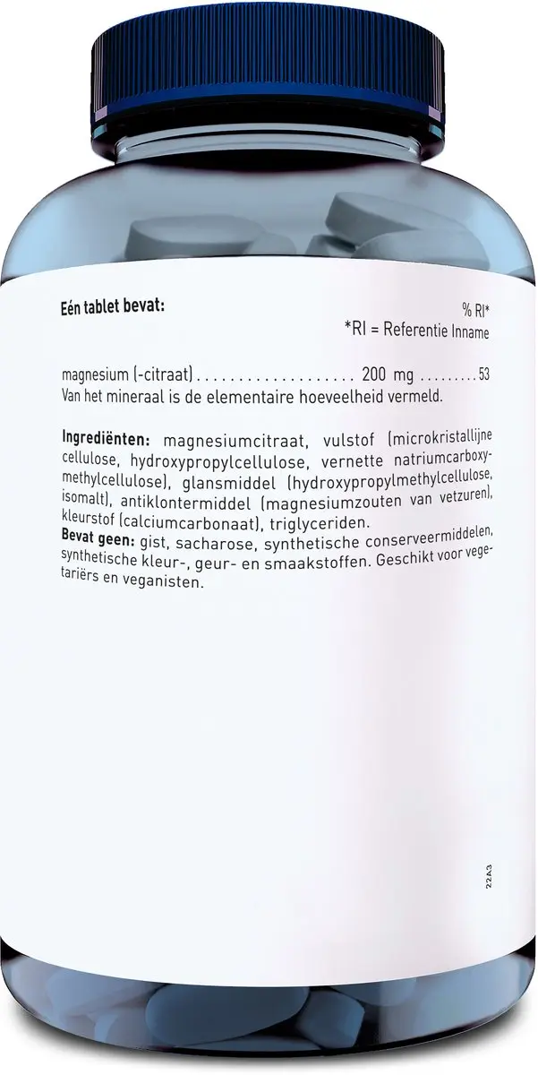 Orthica Magnesiumcitraat-200 120 Tabletten