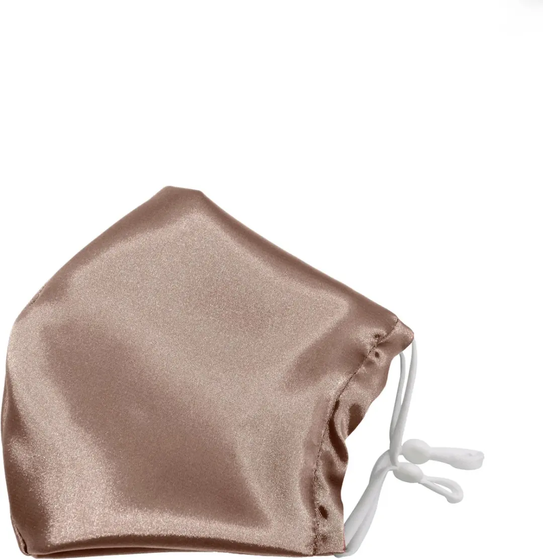 Beauty Pillow Satijnen Mondmasker - Taupe - afbeelding 2 van 3