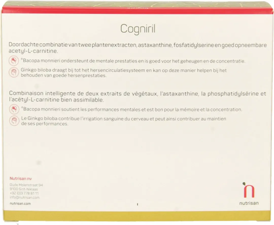 Nutrisan Cogniril 120 Capsules