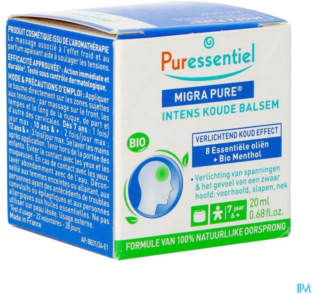 Puressentiel Migra Pure Intense Verkoudheidsbalsem 20ml