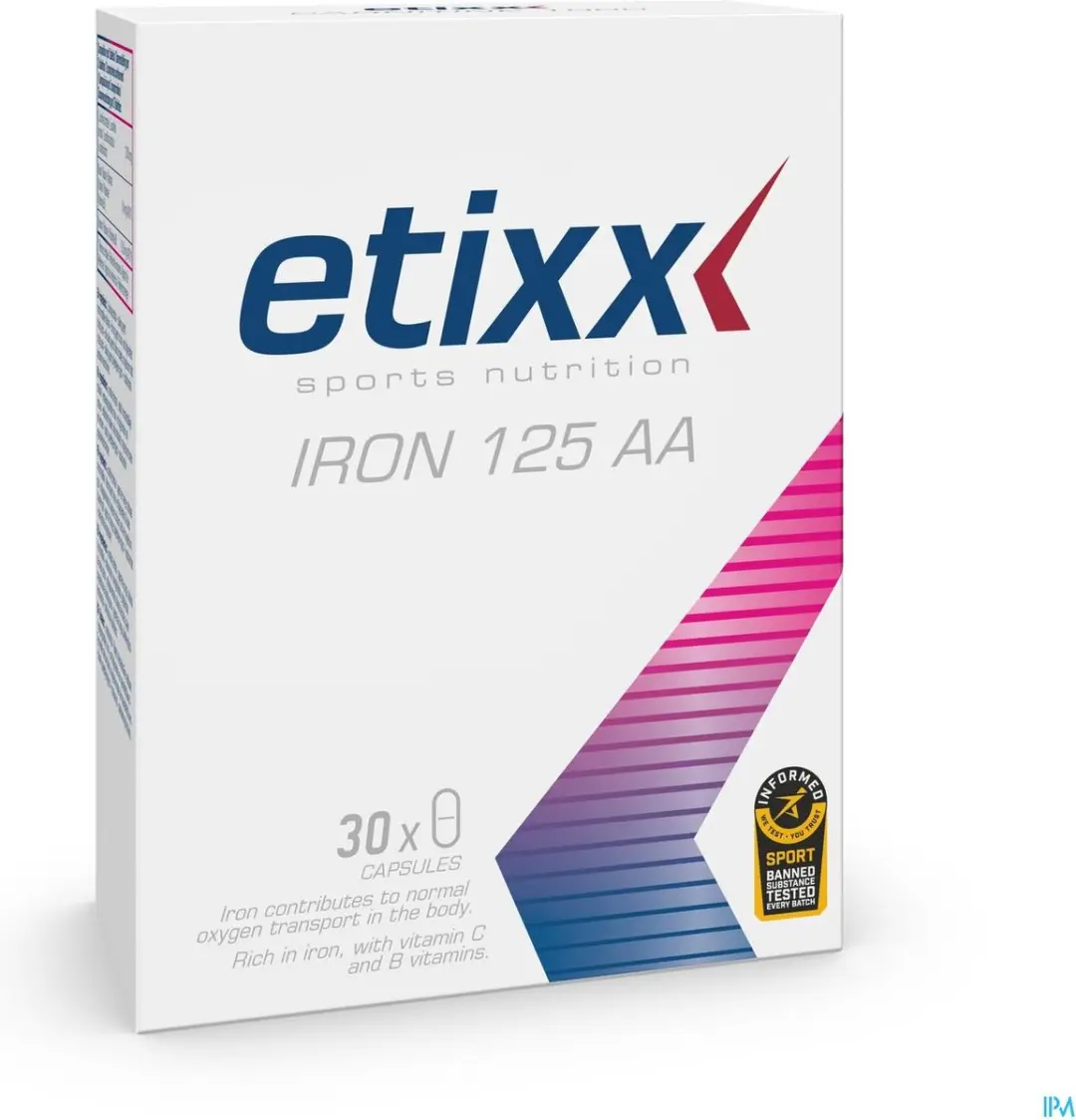 Etixx Iron 125 AA IJzerpreparaat 30mg - 30 Tabletten