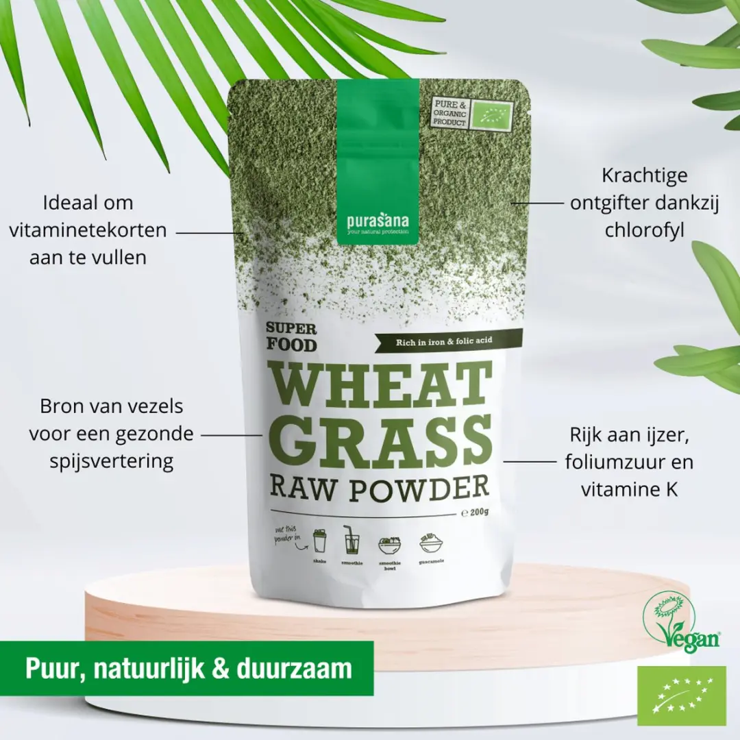 Purasana Wheat Grass Powder Bio 200g