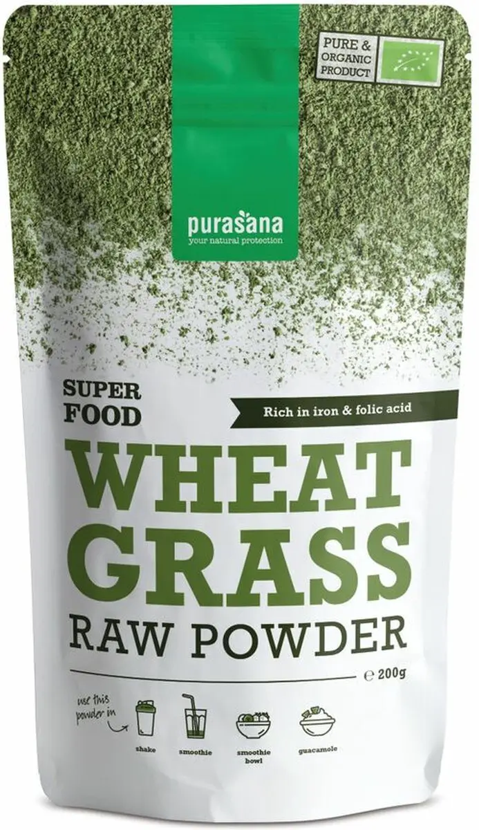Purasana Wheat Grass Powder Bio 200g