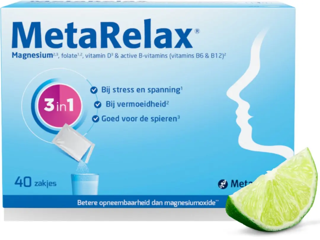 Metagenics MetaRelax Magnesium Poeder 133g