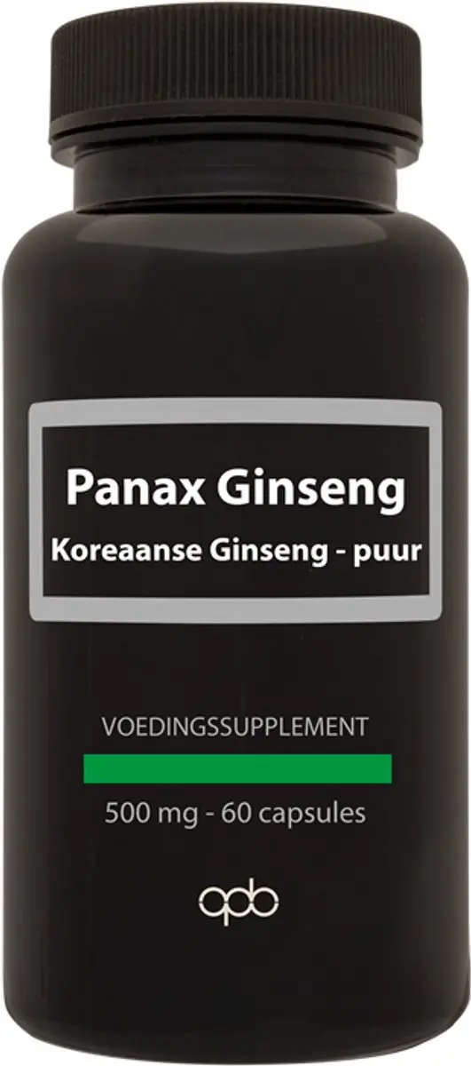 APB Holland Koreaanse Ginseng 500mg - 60 Vegetarische Capsules