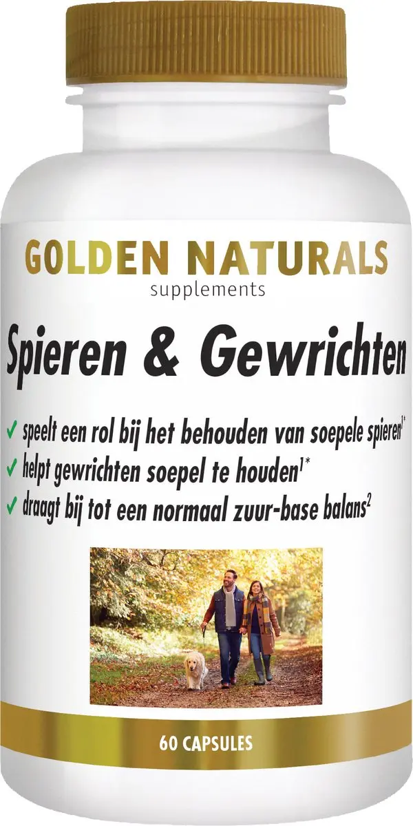 Golden Naturals Spieren & Gewrichten 60 Capsules
