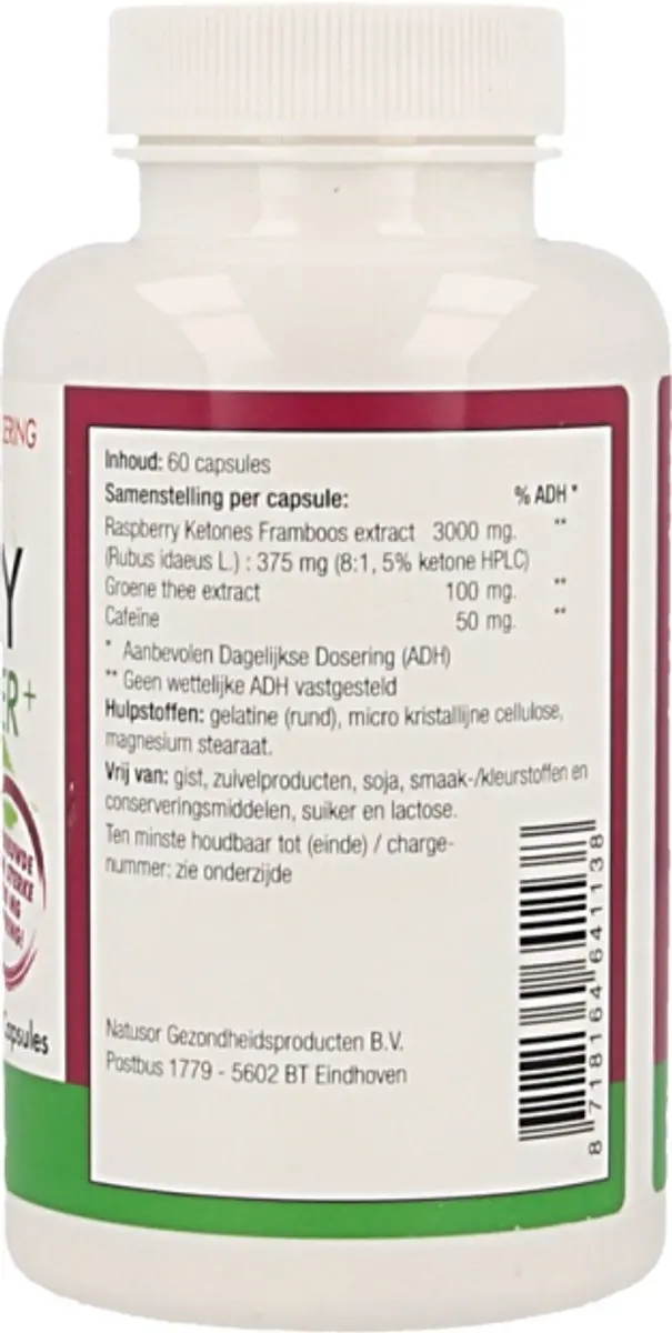 Natusor Raspberry Ketone 60 Capsules