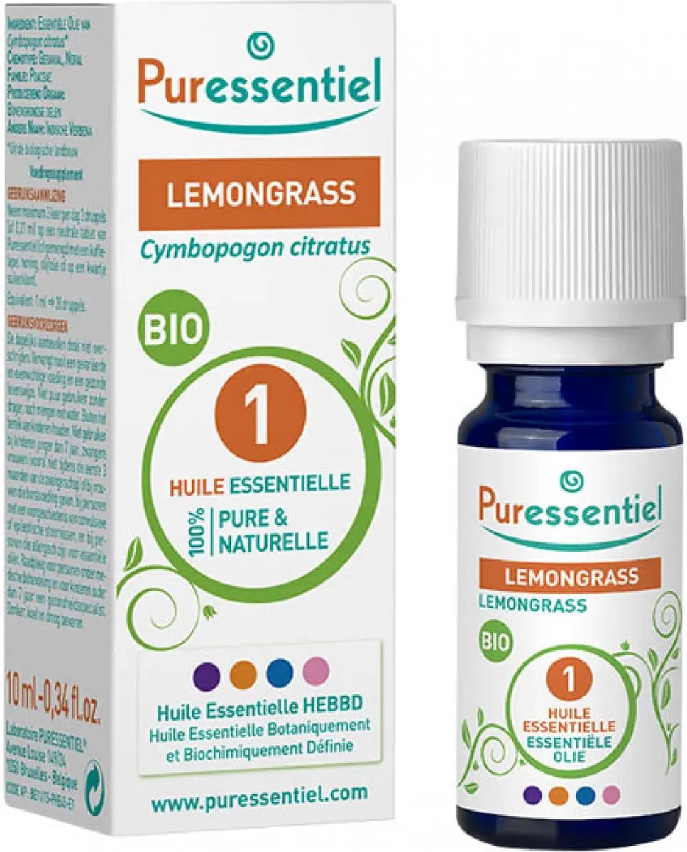 Puressentiel Citroengras Etherische Olie Bio 10ml