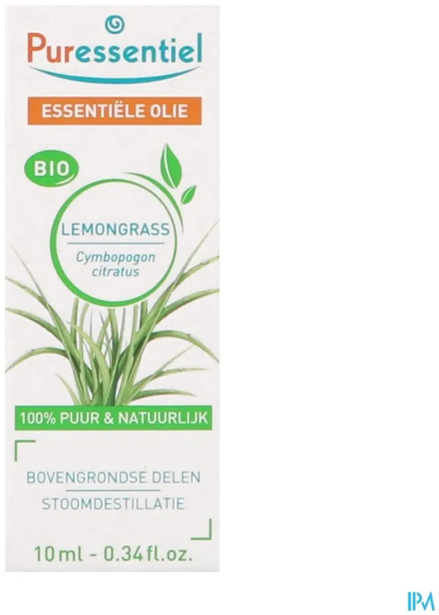 Puressentiel Citroengras Etherische Olie Bio 10ml