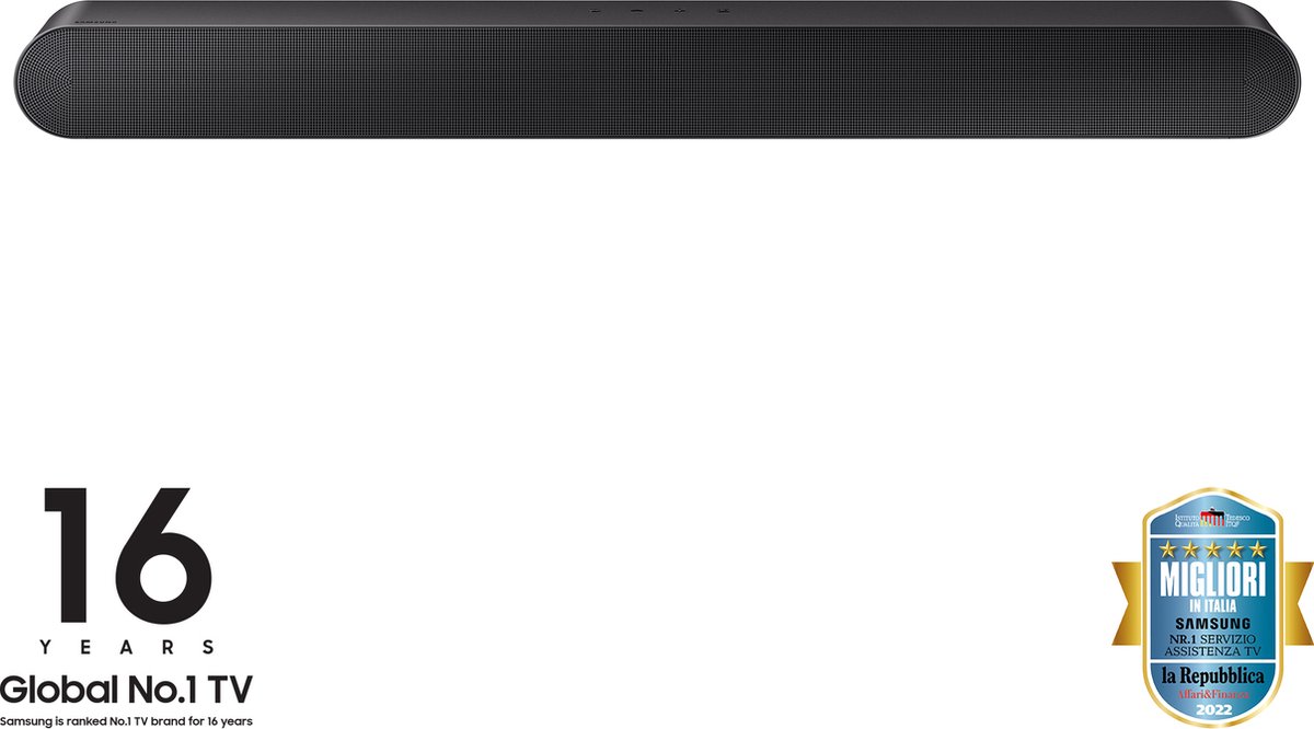 Samsung HW-S50B - 3.0 soundbar - grijs - 2022