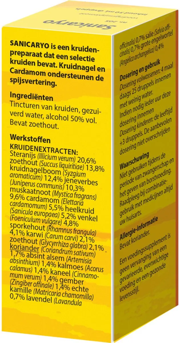 Bloem Sanicaryo Voedingssupplement 50ml