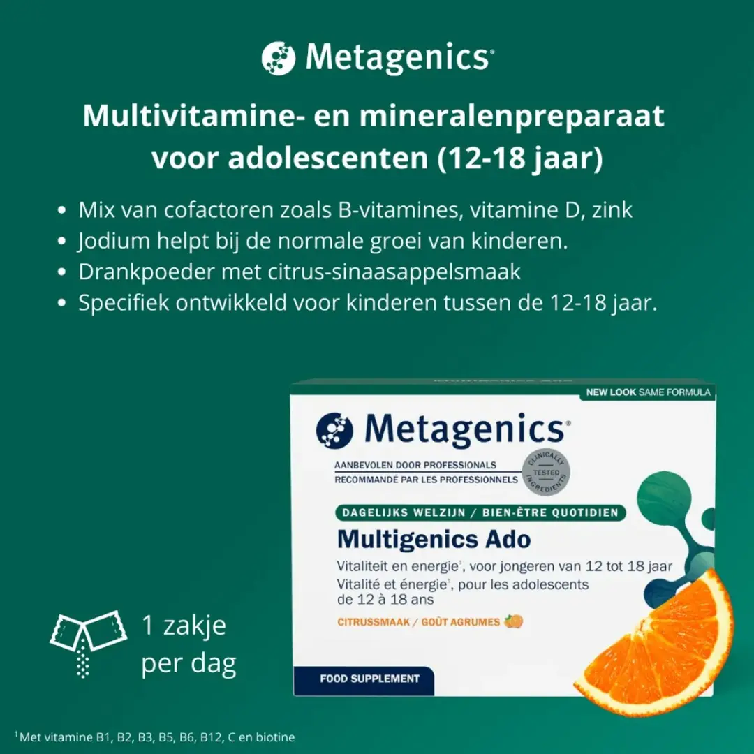 Metagenics Multigenics Ado Sachets 30 Stuks