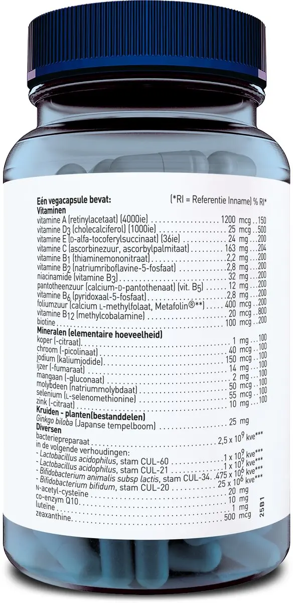 Orthica Multi Orthiflor Multivitamine 60 Vegacapsules