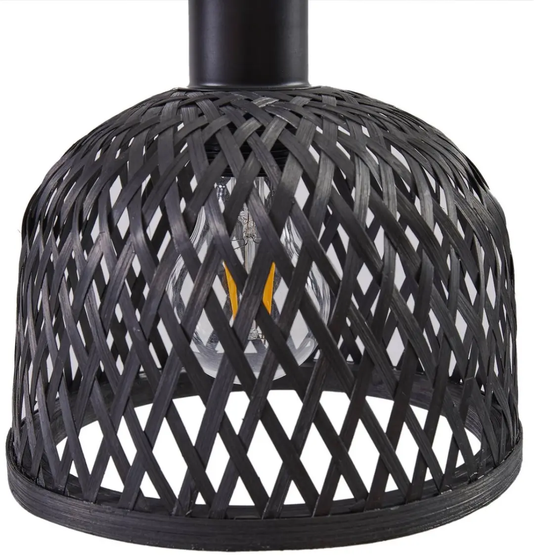 Lindby Wandlamp Bamboe Metaal 1 Licht E27