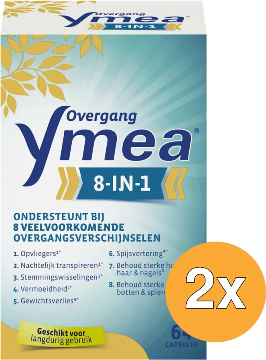 Ymea Overgang 8 in 1 Capsules - 2x64 Stuks