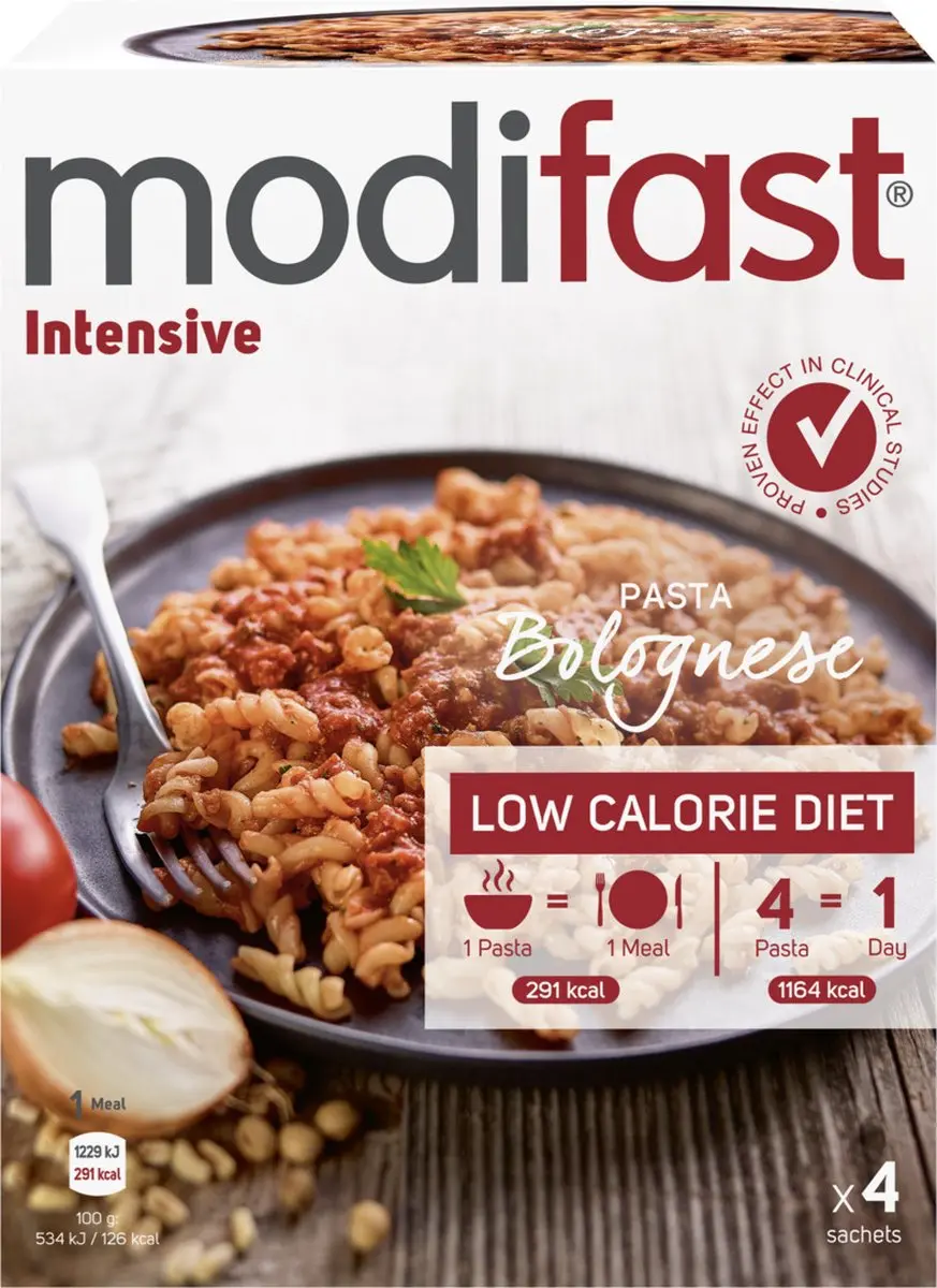 Modifast Intensive Pasta Bolognese - 4x62g